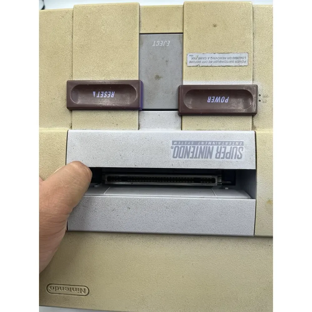 SNES super Nintendo Console Only - 100% Tested And Working.
